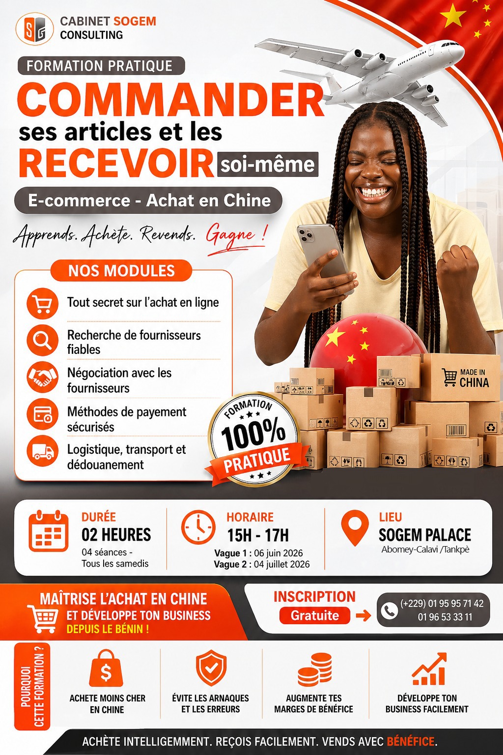 E-commerce : la méthode simple pour acheter en Chine et revendre au Bénin