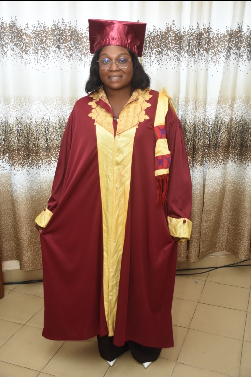 École doctorale des sciences de la santé de l’UAC : Ella Fifamè Kossouoh devient docteure en santé publique avec la mention très honorable