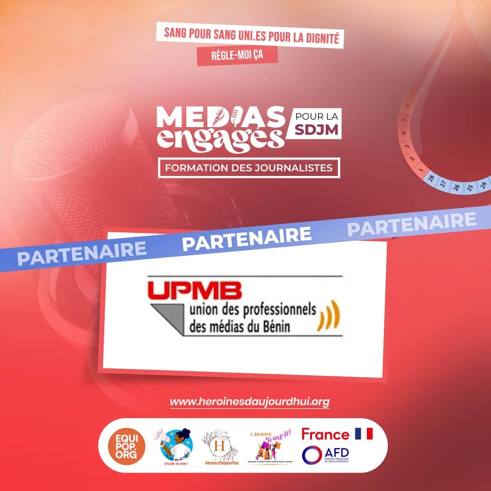 Santé et dignité menstruelle au Bénin : Le consortium « Règle-Moi Ça » et l’UPMB s’allient pour un traitement média engagé et inclusif