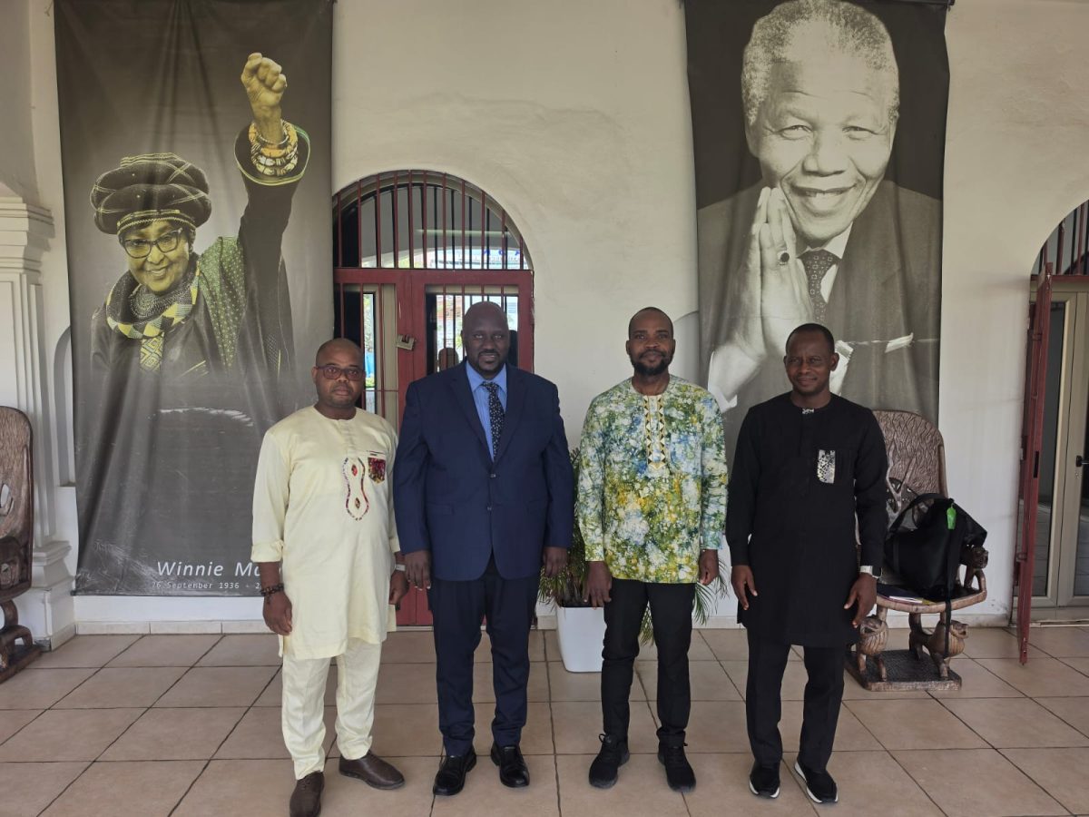 Audience à l'Ambassade de l'Afrique du Sud près le Bénin : l'UPMB échange avec SEM l'Ambassadeur Thomas Bonginkosi Buthelezi